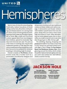 Hemispheres magazine